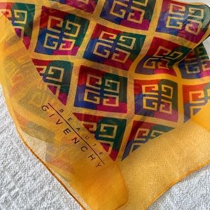 Givenchy multicolor chiffon scarf